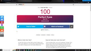arealme Color Hue Test 100 score [upl. by Lilahk]