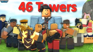 every SECRET TOWER in TDS  ROBLOX [upl. by Ydnem50]