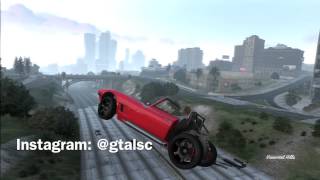 GTALSC Flying in the Invetero Coquette Classic Topless [upl. by Beore]