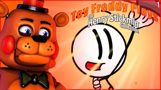 Toy Freddy Plays The Henry Stickmin Collection  Breaking The Bank To Make NEW Friends Part 1 [upl. by Aimahc164]