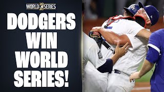 Dodgers win 2020 World Series Final out of World Series Game 6 [upl. by Enrobialc521]