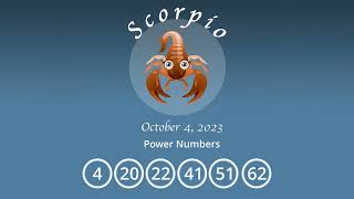 Scorpio horoscope for October 4 2023 [upl. by Marcy]