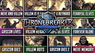 Thronebreaker ► 3 CHOICES for the Nilfgaardian Emissary and How they Affect The Ending [upl. by Pfister]