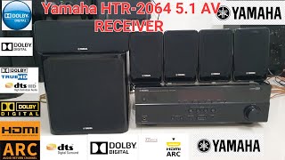 Yamaha HTR2064 51 AV RECEIVER FULL PACKAGE HDMI ARC Master Audio [upl. by Trella]