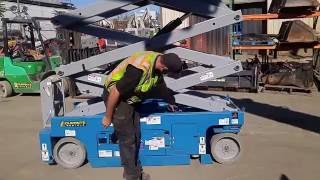 How To Operate A Genie Scissor Lift [upl. by Nal958]