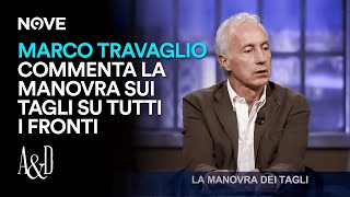 Marco Travaglio commenta la manovra sui tagli su tutti i fronti  Accordi e Disaccordi [upl. by Varian810]