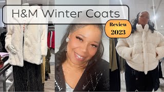 H amp M Womens Plus Size Winter Coat Haul 2023 [upl. by Astrea458]