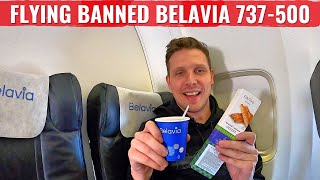 Review BELARUSIAN BELAVIA  EUROPES LAST 737500 [upl. by Ahcsrop104]