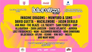 Lollapalooza Berlin 2023 I LineUp [upl. by Lolanthe]