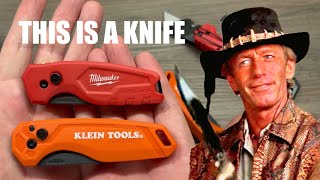 Klein vs Milwaukee  Utility Knife Faceoff [upl. by Viradis]