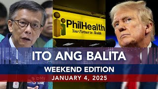 UNTV Ito Ang Balita Weekend Edition  January 4 2025 [upl. by Tirreg812]