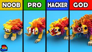 LEGO Poppy Playtime Building Yarnaby Noob Pro Hacker and GOD [upl. by Ulah]