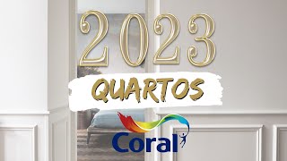 CORES E COMBINAÇÕES PARA QUARTOS  TENDÊNCIAS 2023 CORAL [upl. by Harte824]