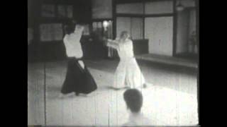 Morihei Ueshibas Amazing Weapons Display at the Aikikai 1958 [upl. by Odrareg]