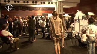 fashiontv  FTVcom  MARITHE amp FRANCOIS GIRBAUD PARIS SS 09 BEHIND THE SCENE [upl. by Enelrac]