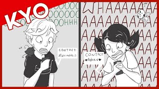 Ladybug And Chat Noir Exchange Numbers Hilarious Miraculous Ladybug Comic Dub [upl. by Eesdnil131]