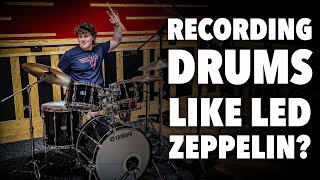 Recording Drums Like Led Zeppelin  The Glyn Johns Drum Method [upl. by Ainimreh]