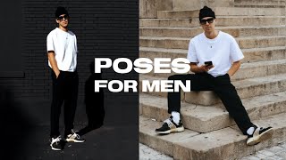 5 SIMPLE POSES for Men´s Instagram Streetstyle Pictures [upl. by Uri363]