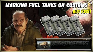 HOW TO MARK FUEL TANKS ON CUSTOMS  EFT ESCAPE FROM TARKOV  PRAPOR BP DEPOT TASK QUEST PATCH 1211 [upl. by Volotta]