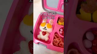 Packing a cute lunch for daughter asmr packinglunch lunchideas bento momlife asmrsounds fyp [upl. by Dimitris]