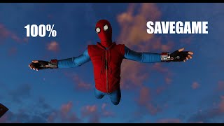 Spiderman Remastered PC How to install a 100 savegame [upl. by Leverick]