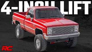 19771987 Chevrolet K10 4inch Suspension Lift Kit by Rough Country [upl. by Tnarg]