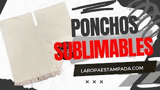 Ponchos Premium  100 Poliester [upl. by Airetnuhs]