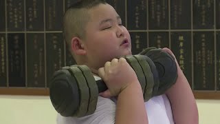 Meet Japans 10yearold sumo champion [upl. by Robison]