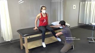 Manual Muscle Test for Hip Internal Rotation [upl. by Susana]