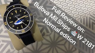 Full Review Bulova MilShipsW2181 Miyota edition 100 1957 original 98A266 [upl. by Pizor]