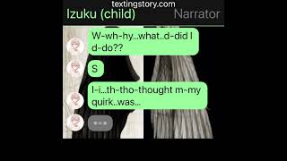 The beginning  Texting story  Deku with quirk  UnknownVoid [upl. by Regor]