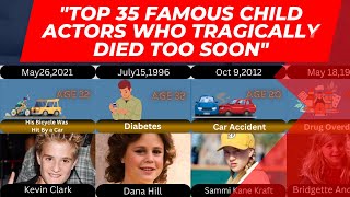 Top 35 Famous Child Actors Who Tragically Died Too Soon [upl. by Nahgen84]