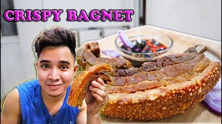 HOW TO MAKE BAGNET SIGURADONG NAPAKALUTONG AT SARAP  CRISPY BAGNET  Crispy Pork Belly EASY TO COOK [upl. by Ithaman]