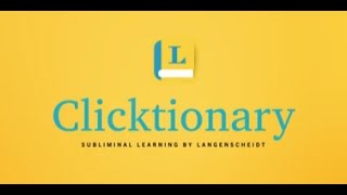 Langenscheidt Clicktionary [upl. by Oreste650]