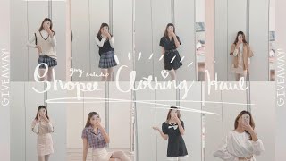 SHOPEE CLOTHING HAUL 2020  IPAD GIVEAWAY [upl. by Ahseinat]