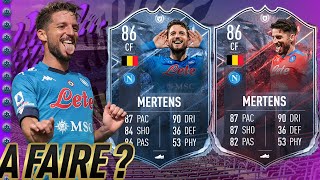 FIFA 22 AVIS SBC DRIES MERTENS LE QUEL CHOISIR  FEU OU GLACE [upl. by Octavla]