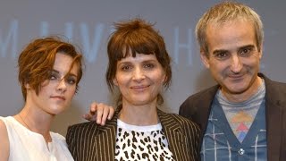 NYFF52 quotClouds of Sils Mariaquot QampA  Kristen Stewart Juliette Binoche Olivier Assayas [upl. by Htebsle]