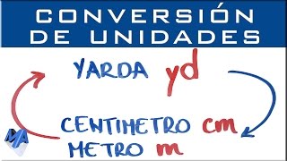 Convertir yadras a centímetros o a metros [upl. by Saint]