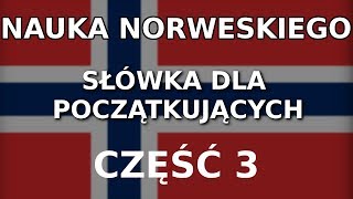 Nauka norweskiego dla początkujących  słówka część 3 [upl. by Trebleht]