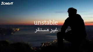 justin bieber  unstable ft the kid laroi Lyrics مترجمه [upl. by Iborian]