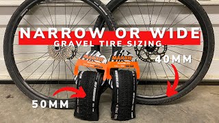 What’s The Best Tire Width For Gravel Riding  Maxxis Rambler  40mm vs 50mm Tire [upl. by Pammy]