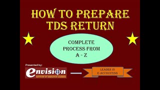 Learn How to Prepare and File online TDS Return Step by Step [upl. by Aicinod848]