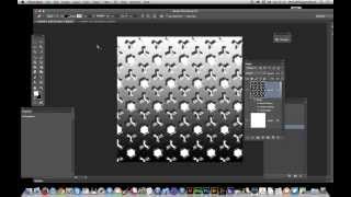 Photoshop CC tutorial  Create bevel mesh  overlay using pattern fills symmetry scripts HOW TO [upl. by Ellenrad]