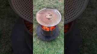 Solo Stove diy heat deflector using pellet adaptor [upl. by Backer]