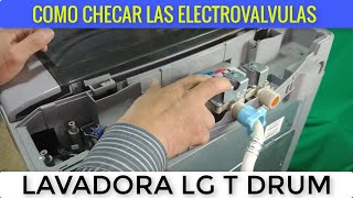 Lavadora LG turbo como checar las electroválvulas fácilmente [upl. by Nilo]