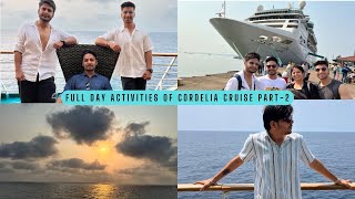 quotCordelia Cruise Day 2 Thrilling Activities You Cant Missquot cordeliacruises vlog [upl. by Refinnaej]