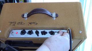 Fender Blues Junior NOS Settings [upl. by Attenyw]