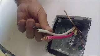 How To Install and Wire Range Receptacle or Outlet  240 Volt 4 Wires 5o Amps Outlet  Step By Step [upl. by Lachus652]