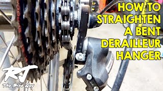 How To StraightenAlign A Bent Derailleur Hanger [upl. by Eivlys]