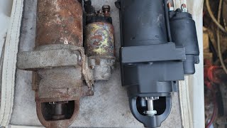 Volvo Penta Starter Replacement [upl. by Natek95]